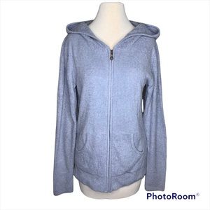 Barefoot dreams hooded zip up sweatshirt